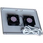XtendLan Ventilace pro stojanové rozvadeče ECO hloubky 600mm, 2x ventilátor s termostatem SFAN602-BTERMO – Hledejceny.cz
