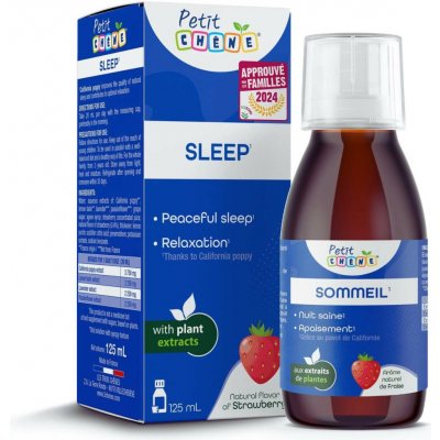 Petit CHENE SLEEP dětský sirup s jahodovým aroma 125 ml – Hledejceny.cz