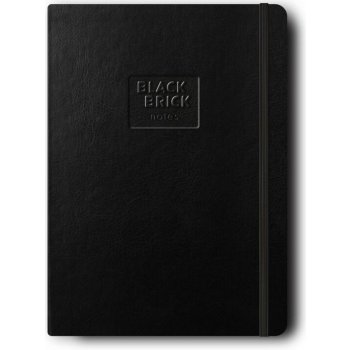 Black Brick A5 černý tečkovaný zápisník