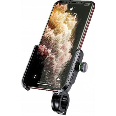 BIKETEC Držák mobilu na řídítka R9 Metal černý – Sleviste.cz