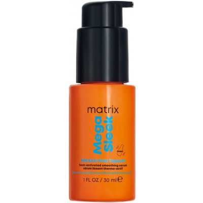 Matrix Mega Sleek 96H Anti-Frizz Topcoat sérum na vlasy pro nepoddajné a krepatějící se vlasy 30 ml – Zboží Dáma
