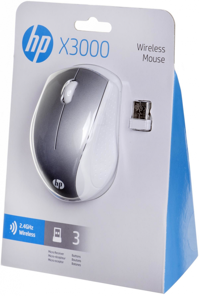 HP Wireless Mouse X3000 2HW68AA od 278 Kč - Heureka.cz