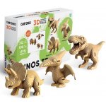 Cartonic 3D puzzle DINOS TRIO 3v1, 312 ks – Zboží Dáma