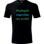 Tričko nejlepší nápověda na světě dárek pro nápovědu černé – Hledejceny.cz