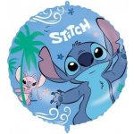 Procos Kruh Stitch & Angel 43cm fóliový balónek a závaží – Zboží Dáma