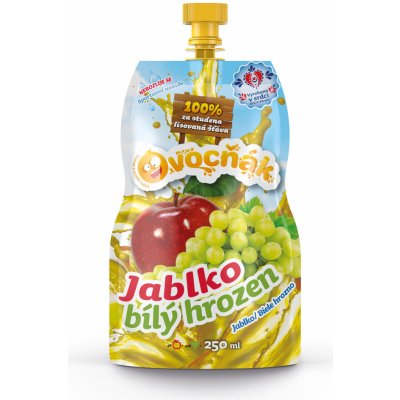 Ovocňák Mošt Jablko bílý hrozen 250 ml – Hledejceny.cz