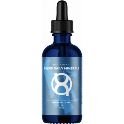 BrainMax Liquid Daily Minerals, Minerály v tekuté přírodní formě pro alkalizaci a remineralizaci, 120 ml – Zbozi.Blesk.cz