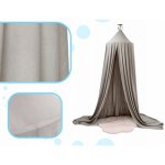 KIK KX6104 Baldachýn stan teepee šedý – Zboží Dáma