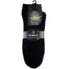 RS pánské nadměrné bambusové ponožky bez gumiček černá