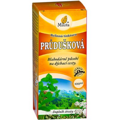 Milota Průdušková Bylinná tinktura 100 ml