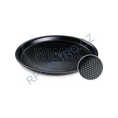 Gastro Servírovací podnos ( protiskluzový kulatý černý Ø37 x 3 cm 1 ks 74999 – Zboží Dáma