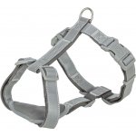 Trixie Reflexní H postroj PREMIUM Reflect grafit – Zboží Dáma