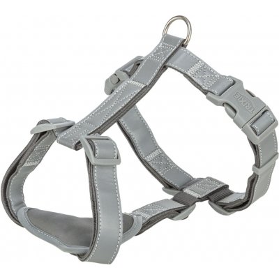 Trixie Reflexní H postroj PREMIUM Reflect grafit – Zboží Dáma