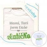 Body s potiskem New Baby Mami tati jsem Vaše zlatíčko – Sleviste.cz