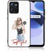 Pouzdro a kryt na mobilní telefon Realme Pouzdro PROTEMIO 47601 MY ART Ochranný obal Realme C35 -TOUGH GIRL (131)