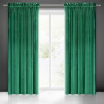 EUROFIRANY ZATEMŇOVACÍ ZÁVĚS NA PÁSCE SAMANTA 140X270 CM ZELENÁ – Hledejceny.cz