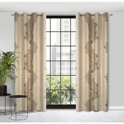 ZATEMŇOVACÍ ZÁVĚS FRÉZIE 140X250 CM BÉŽOVÝ – Hledejceny.cz