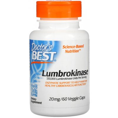 Doctor´s Best Lumbrokinase 20 mg 60 kapslí