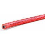 Lano ocelové v PVC červené - 4/5mm 6x7 – Zboží Dáma