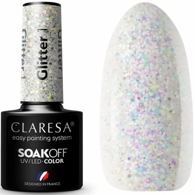 Claresa Full Glitter hybridní lak na nehty 1 5 g – Zboží Dáma