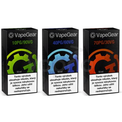 VapeGear nikotinový booster 20mg 10ml PG10/VG90 – Hledejceny.cz