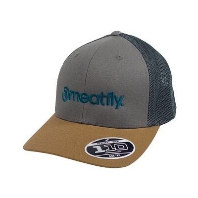 Meatfly MF Logo Trucker Earth Šedá – Hledejceny.cz