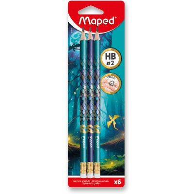Maped Dragon 6 ks tvrdost HB – Hledejceny.cz