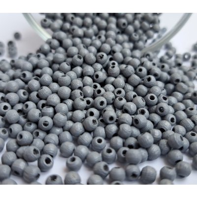 Detoa dřevěné korálky šedé 4 mm 10 ks – Zboží Dáma Detoa dřevěné korálky šedé 4 mm 10 ks – Zboží Dáma