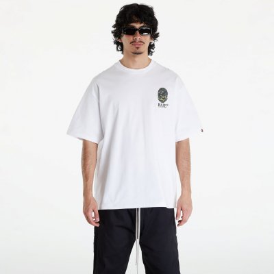 A Bathing Ape Camo Stone Ape Head Tee White