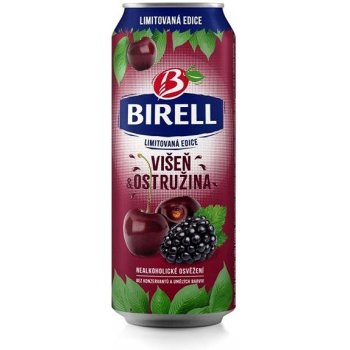 Birell Višeň & Ostružina 4 x 0,5 l (plech)