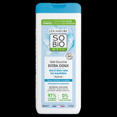 SO’BiO étic sprchový gel s aloe vera 650 ml – Zboží Dáma