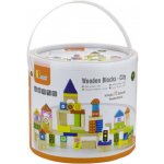 Viga dřevěné kostky Farma 50 dílů multicolor – Zboží Mobilmania