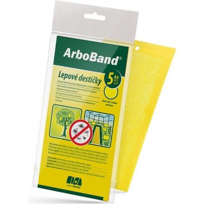 AgroBio PM Lepové desky žluté ArboBand 5 ks – Zboží Dáma