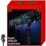 ISO 11518 Vánoční světelný závěs 300 LED 2.48 W multicolor 15 m – Hledejceny.cz