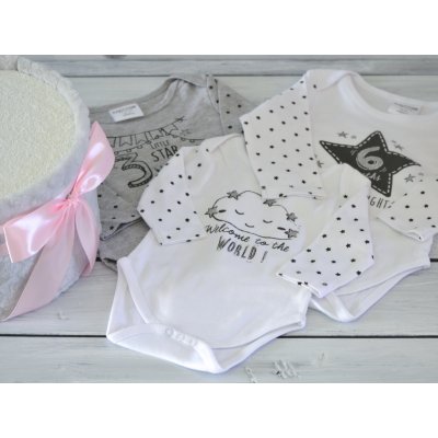 dortNEdort Plenkový dort s růžovou mašlí pro holčičku – Zboží Dáma dortNEdort Plenkový dort s růžovou mašlí pro holčičku – Zboží Dáma