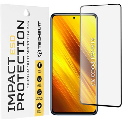 Techsuit ESD sklo Xiaomi Poco X3 Poco X3 NFC Poco X3 Pro černé 162191 – Zboží Živě