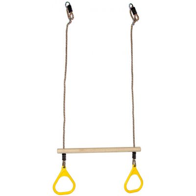 4iQ Dřevěná hrazda s madly na dětská hřiště žlutá – Hledejceny.cz