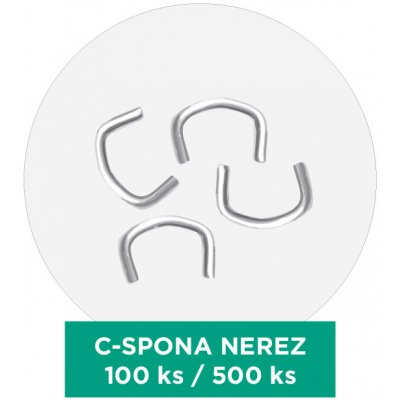 C-spona 3,5 mm nerez - balení 500 KS – Hledejceny.cz