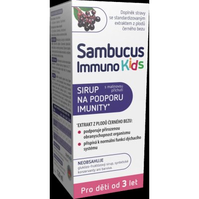 Sambucus Immuno kids sirup 120 ml – Hledejceny.cz