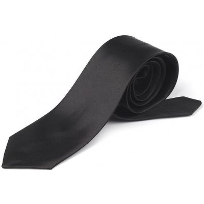 Saténová kravata černá – Zboží Mobilmania