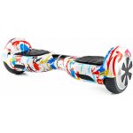 Hoverboard standard grafitty bílý – Zbozi.Blesk.cz