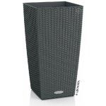 Lechuza Květináč Cubico Cottage Antracit 30 cm – Sleviste.cz
