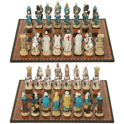 Mayer Chess Šachy Křižáci protí Arabům