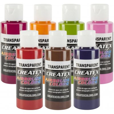 Createx airbrushové barvy transparentní 60 ml 108 deep blue – Hledejceny.cz