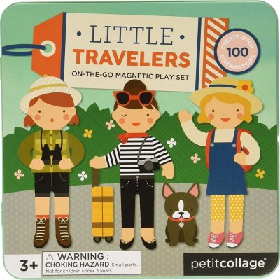 Petit Collage magnetická knížka Cestování – Zboží Mobilmania
