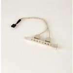 GEMBIRD Přídavné porty pro MB, záslepka 2x USB2.0 (bracket) – Sleviste.cz