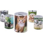 Teddies Pokladnička zvířata plechová 7,5x10cm 5 druhů – Zboží Mobilmania
