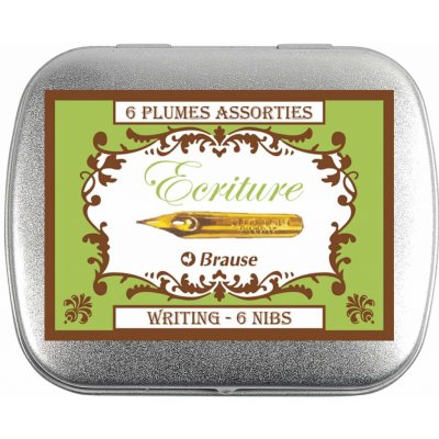 Brause kaligrafická perka Ecriture sada 6 ks – Zbozi.Blesk.cz