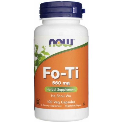 Now Foods Fo-Ti He-Shou-Wu Rdesno mnohokvěté 560 mg 100 rostlinných kapslí – Hledejceny.cz