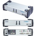 Aten CS-1762A 2-Port DVI USB 2.0 KVMP Switch, 2x DVI-D Cables, 2-port Hub, Audio – Sleviste.cz
